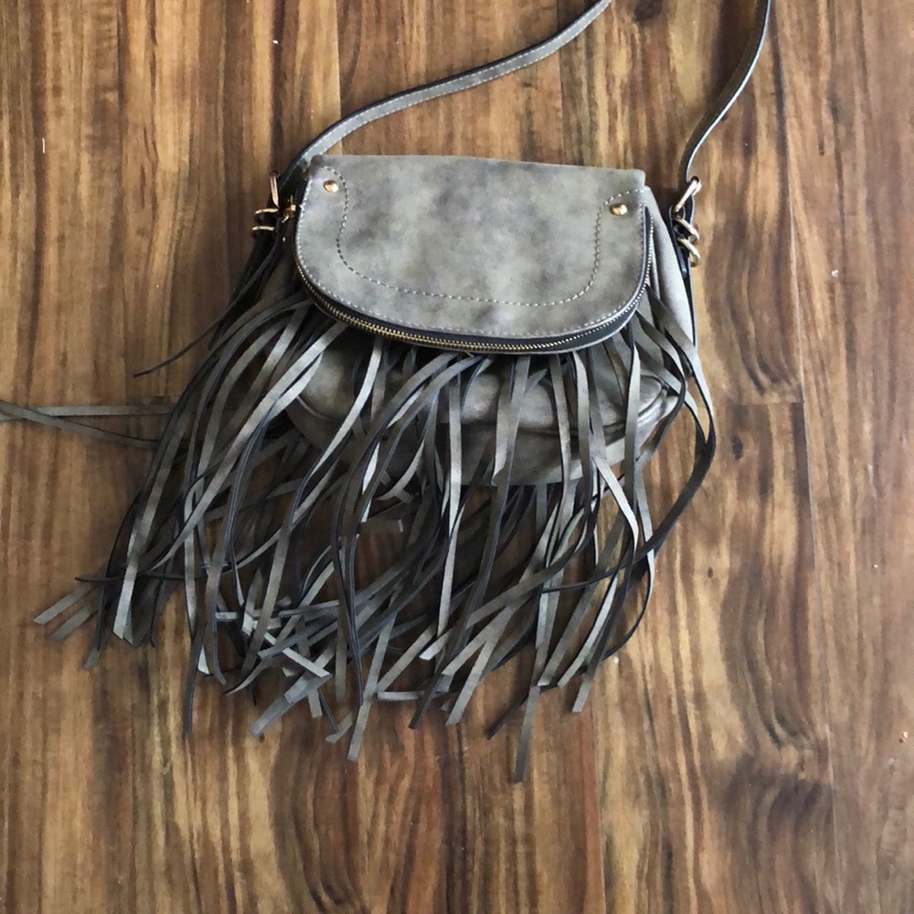 Fringe crossbody purse
